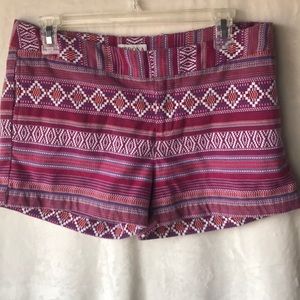 Merona  Purple print shorts 6